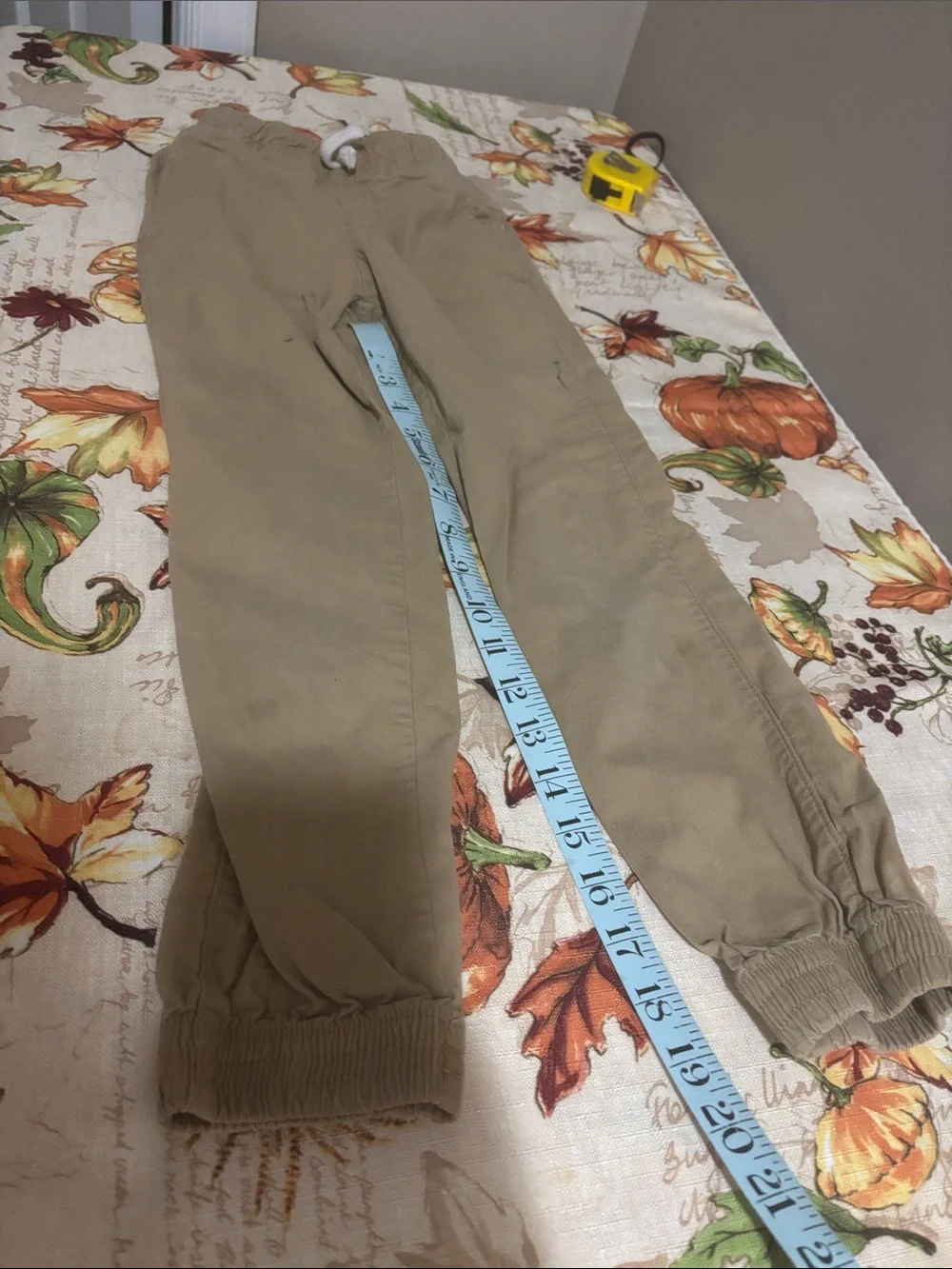 Place Khaki Elastic-Cuff Jogger Pants